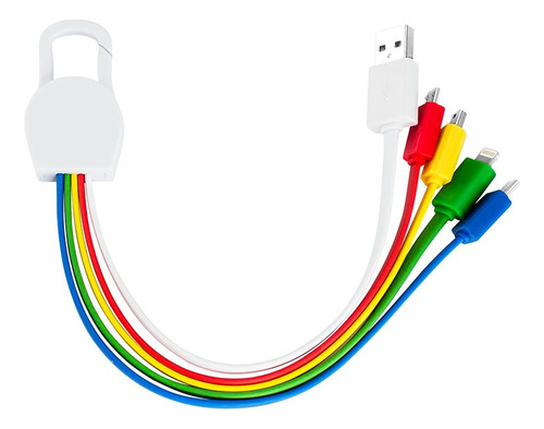 Cable Multicargador Usb Pack 2 Unidades