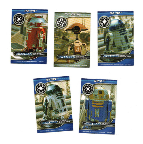 Tarjeta Star Wars Galactic Battle Game (precio X Pieza)