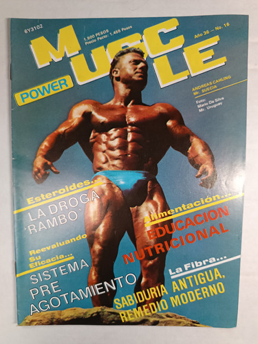 Revista Muscle Power # 16 Andreas Mr.suecia