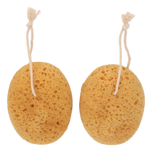 2pcs Body Scrubber Bath Exfoliating Sponge Smooth Smooth