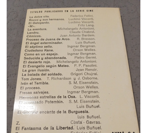 Libro Ciudadano Kane De Orson Welles (Usado)