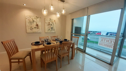 Venta Departamento 3 Ambientes, Frente Al Mar Con Cochera Y Baulera
