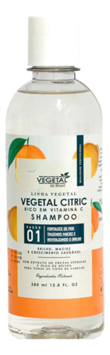 Shampoo Vegetal Citric Vegan 380ml - Vegetal Do Brasil