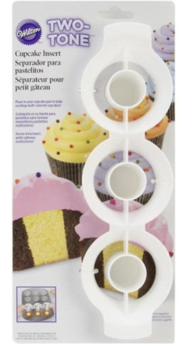 Wilton 21050169 Inserto De Cupcake De Dos Tonos