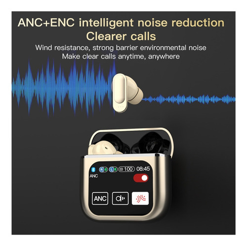 Auricular Bluetooth Táctil Con Cancelación De Ruido Tws