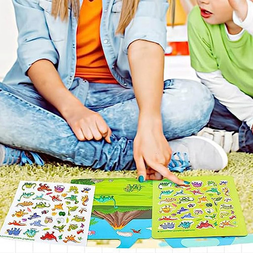 Set 6 Libros De Stickers Reutilizables Para Niños