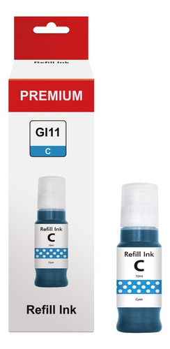 Tinta Compatible Canon Gi11 Cyan | Pixma G2160 - G3160