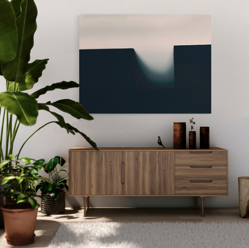 Cuadro Decorativo Moderno Minimalismo En Canvas 90x60 