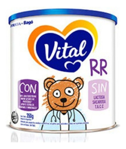 Leche De Fórmula En Polvo Nutricia Bagó Vital Rr En Lata De 1 De 350g - 0  A 6 Meses