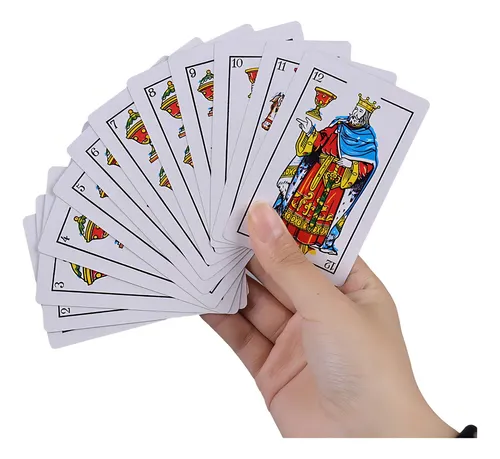 Pack X12 Mazo De Cartas Españolas Plastificadas 50 Naipes