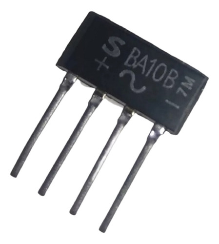 Diodo Rectificador Puente Ba10b Ecg166 2amp 100v 70vrms Gp