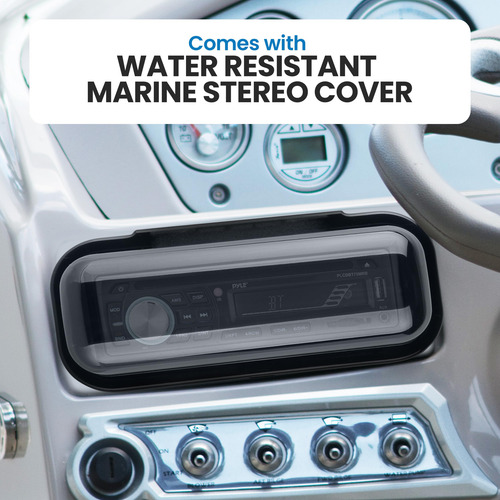 Estéreo Bluetooth Para Coche Pyle Single Din Con Altavoces 6