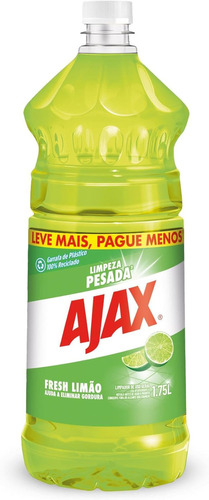 Limpador Diluível Fresh Limão 1,75 Litros Ajax