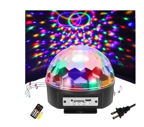 Luz Láser Navidad Bola Mágica Rítmica Disco Bluetooth Usb