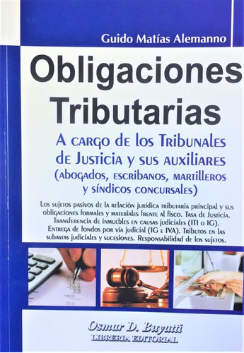 Obligaciones Tributarias Alemano Auxiliares Justicia Buyatti