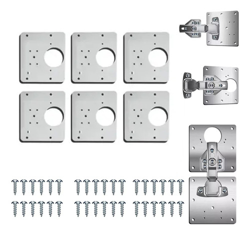 . Placa De Reparación Con Bisagra De Acero Inoxidable,