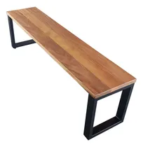 Comprar Benoarte banco madeira maciça estilo industrial 1,30 mts cor grapia liso
