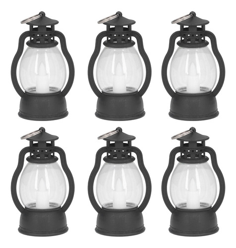 // Luz Decoración 6pcs Linterna Eléctrica Lámpara Vintage