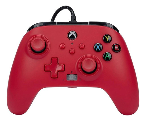 Control Alambrico Power A Artisan Red Para Xbox Series X O S Color Rojo