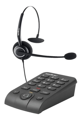 Imagen 1 de 4 de Intelbras - Teléfono Con Auricular Hsb50 Para Línea O Anexo