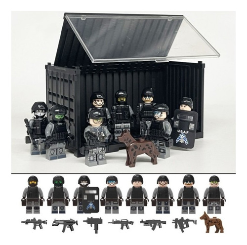 Minifiguras Militares Con Forma De Soldado Juguete-fuerzas E