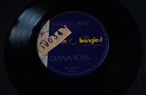 Single Diana Ross - Mahogany