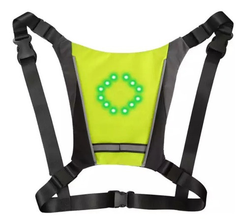Imagen 3 de 7 de Chaleco Led Con Indicador De Giro Para Ciclista