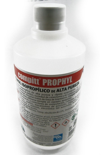 Delta Compitt Prophyl Alcohol Isopropilico X 500 Cc.