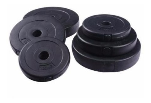 Banco Pecho + Barra 1,5 Mts + 40kg Discos Pesas Pvc