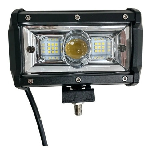 Faro Led Lupa Largo Alcance Color Blanco Y Amarillo 