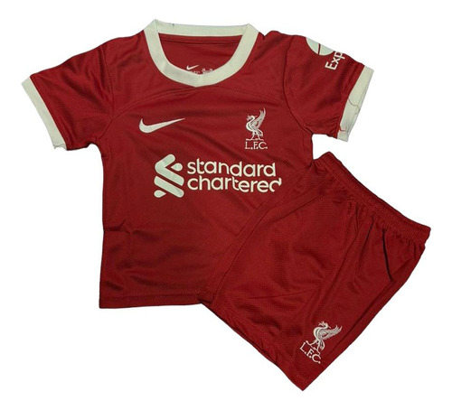 Jersey Playera Liverpool Local Niño T. 4-6 Años