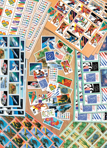 Rompecabezas Usaopoly Usps Us Sellos De Los 80 1000 Pie