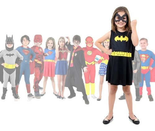 Disfraz Batman Superman Flash Mujer Maravilla Original Cuota