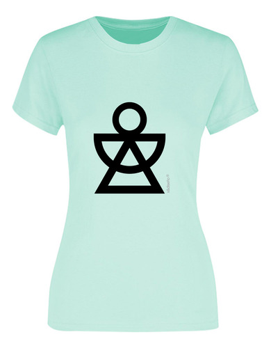 Playera Para Mujer Personalizada Ángel Geometría