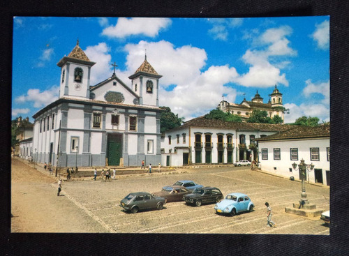 Cartão Postal Mariana Praça Da Sé Catedral Basílica Minas