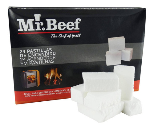 Pack 3 Cajas De Encendedor De Fuego Tipo Cubos 24 Unidades