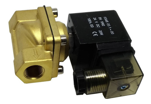 Válvula Solenoide 2 Vias Para Água / Ar / Óleo 3/8 220v