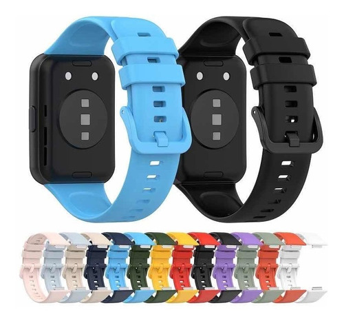 Correa Silicona Compatible Con Huawei Watch Fit 2 / Colores