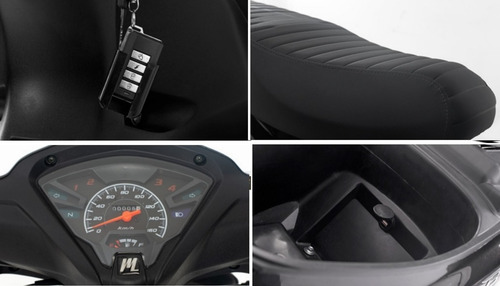 Imagen 10 de 15 de Motomel Blitz Plus Nueva 0km Led No Wave Crono Smash Crypton