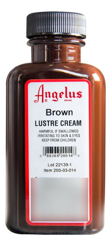Crema Angelus Para Lustrar Calzado Brown
