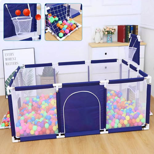 Corral Para Bebe Corrales Para Bebes Corralito De Plegable Color Azul