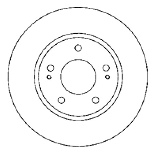 Disco Freno Delantero 04 (276mm) Mitsubishi Lancer 04-07