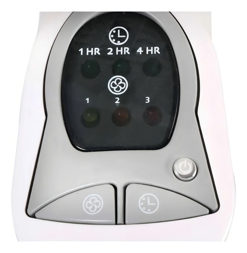 Abanico 18 Pulgadas 3 Velocidades Control Remoto Para Piso Estructura Blanco Aspas Gris
