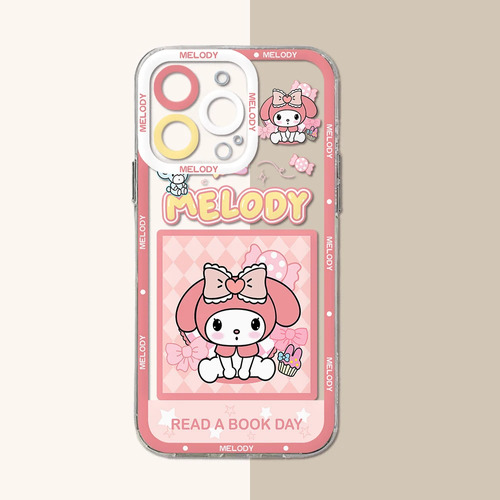 Funda De Teléfono Sanrios Hello Kitty Kuromi Para iPhone 15,