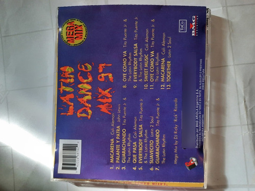 Latin Dance Mox 97 / Cd Varios. Bmg