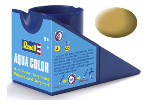 Amarelo Sandy - Aqua Color Fosco Revell Revell