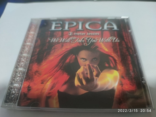 Epica Cd We Will Take You With Us 2 Meter Sessies Raro (Usado)