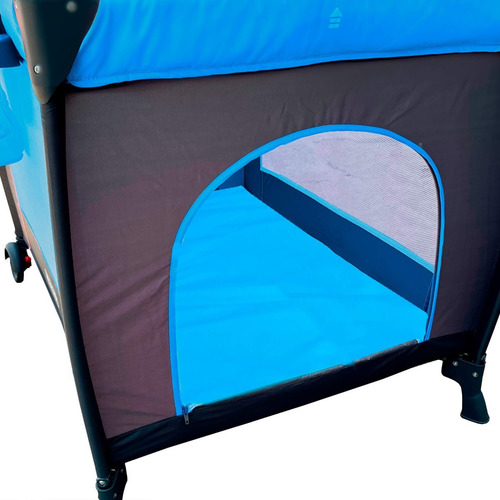 Practicuna Megababy Premium Mosquitero+luz+musica+bolso Color Celeste
