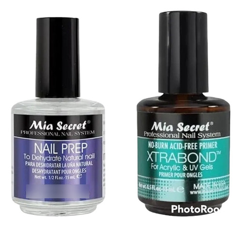 Duo De Xtrabond De 15ml Y Nail Prep De 15 Ml 