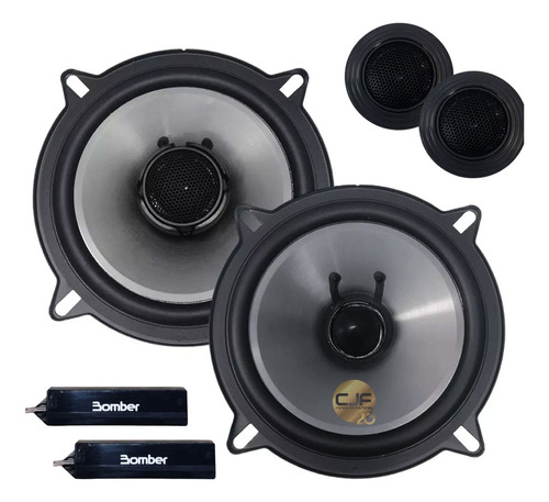 Componentes Parlantes Bomber 5 Pul 120w Rms Kit Mobile Cjf